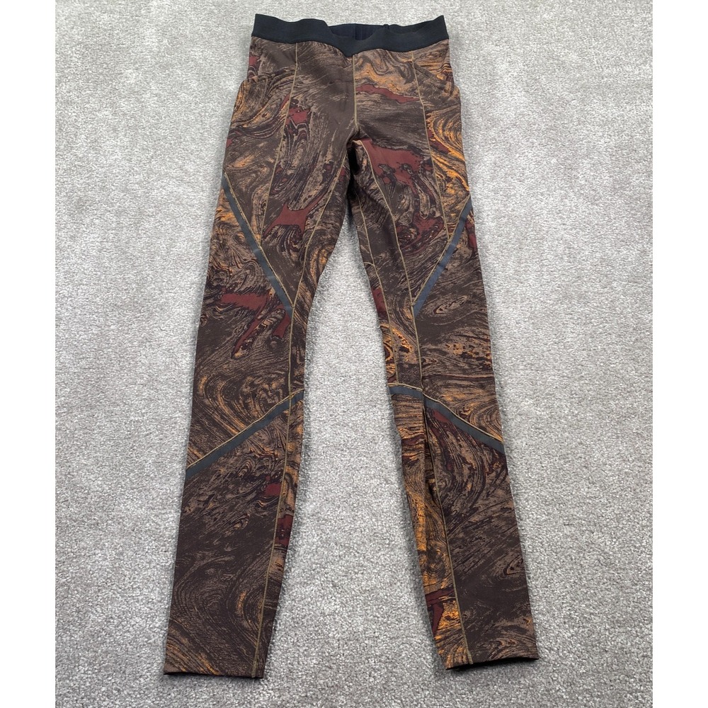 Lululemon Esker‎ Tight Reflective Lava Print Nomad Leggings High Rise Size 4
